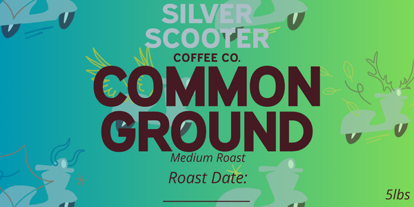 Silver Scooter Coffee Co. - Common Ground Medium Roast 5Lb Bag