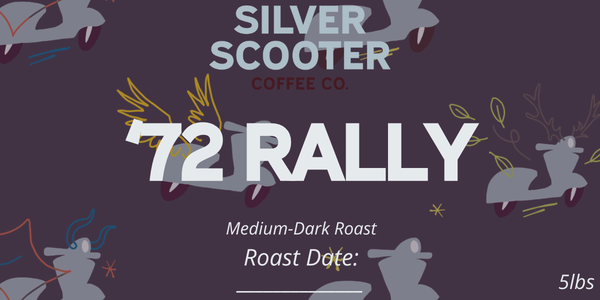 Silver Scooter Coffee Co. - '72 Rally Medium/Dark Roast 5Lbs Bag