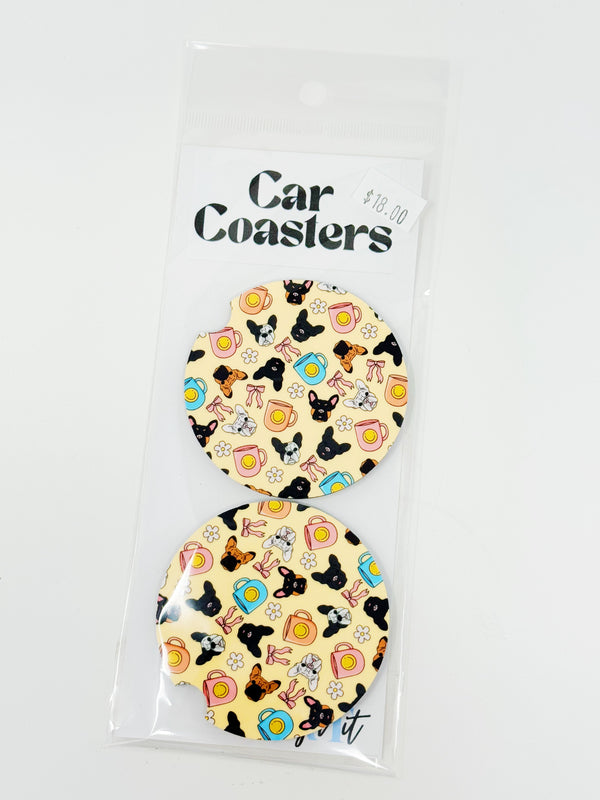 Sign It RT - Car Coasters - Frenchies