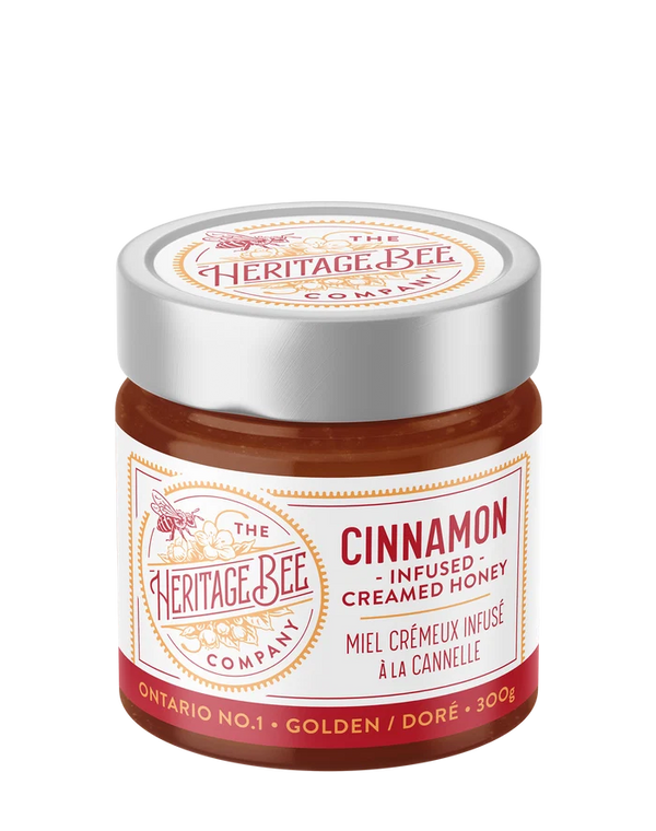 The Heritage Bee Company - Cinnamon Creamed Honey - 300g