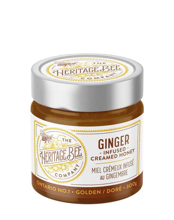 The Heritage Bee Company - Ginger Creamed Honey - 300g