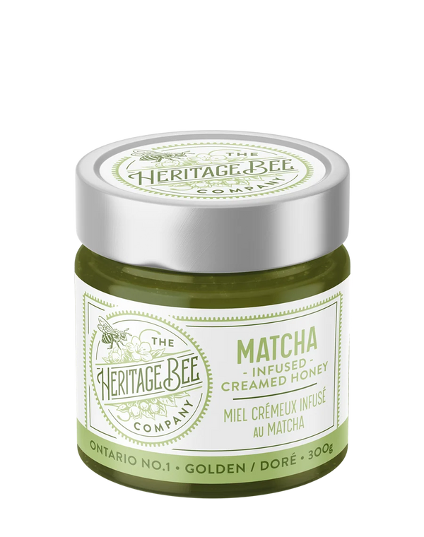 The Heritage Bee Company - Matcha Creamed Honey - 300g