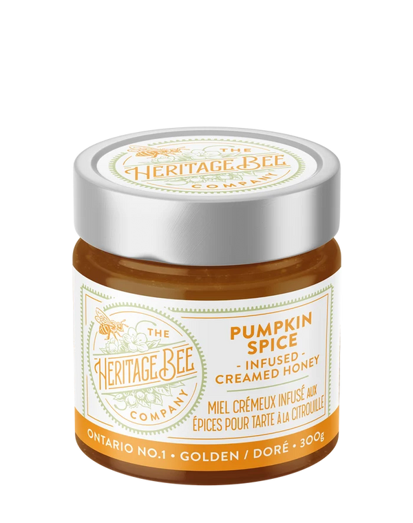 The Heritage Bee Company - Pumpkin Spice Creamed Honey - 300g