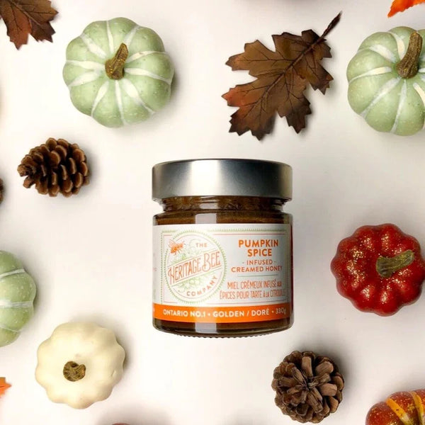 The Heritage Bee Company - Pumpkin Spice Creamed Honey - 300g