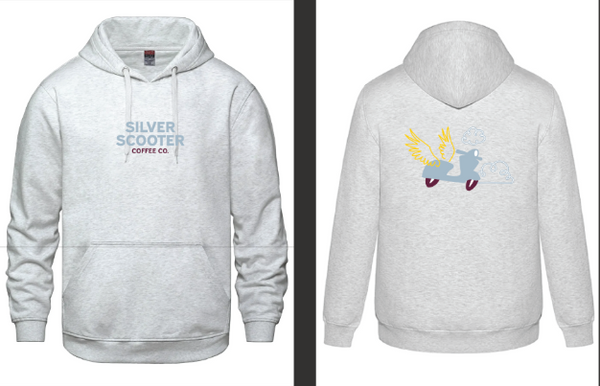 Silver Scooter Coffee Co. - Pullover Hoodie (Gray)