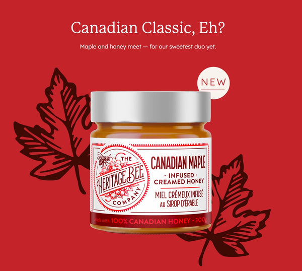 The Heritage Bee Company - Canadian Maple Creamed Honey - 300g