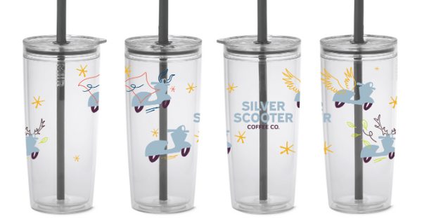 MiiR Everywhere Straw Tumbler - Silver Scooter 20oz