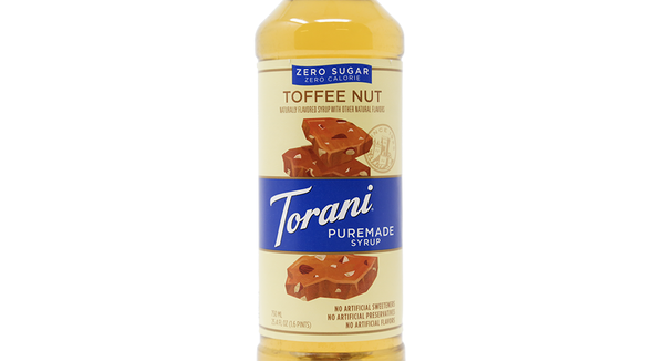 Torani - Pure Made Zero Sugar Toffee Nut